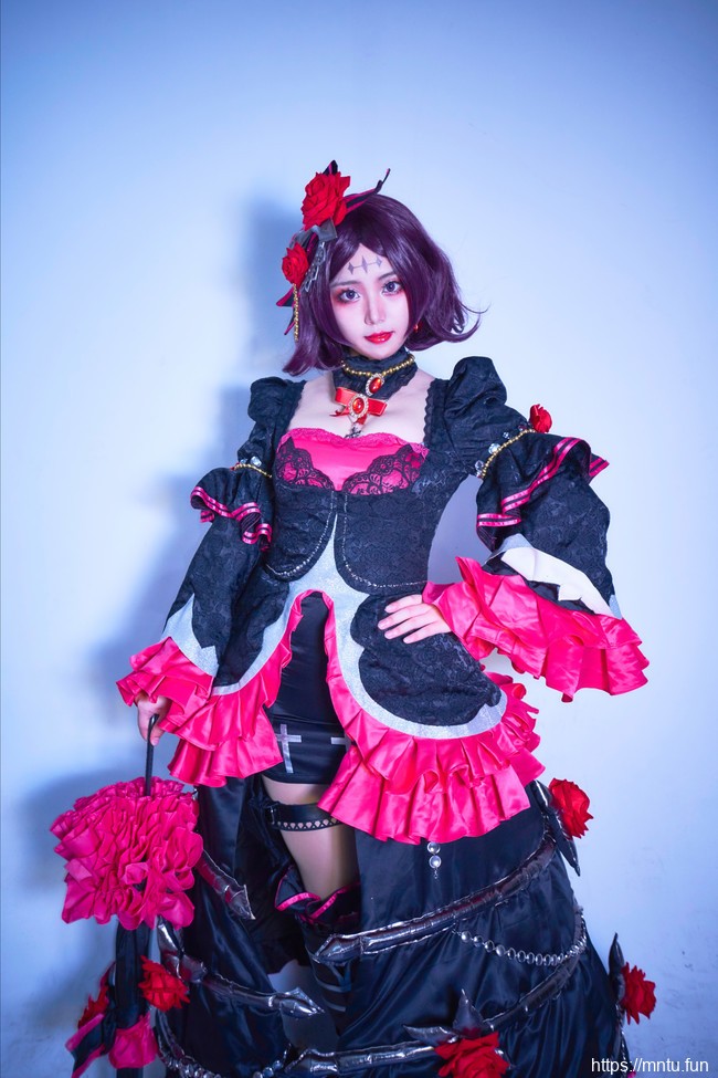 清纯萝莉sharon纱容COSPLAY王者荣耀露娜