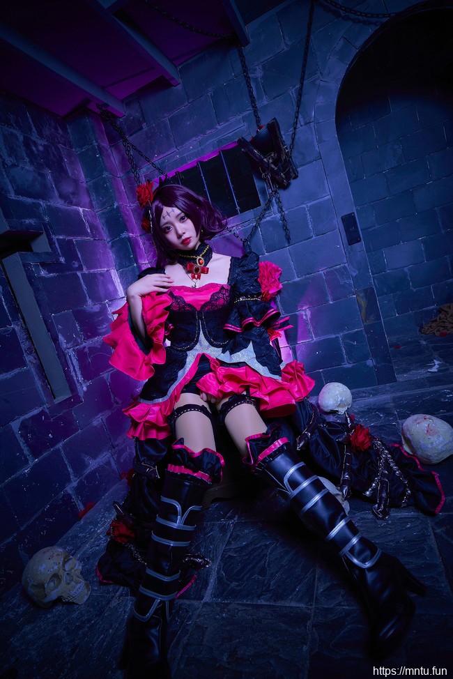 清纯萝莉sharon纱容COSPLAY王者荣耀露娜