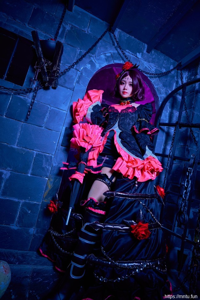 清纯萝莉sharon纱容COSPLAY王者荣耀露娜