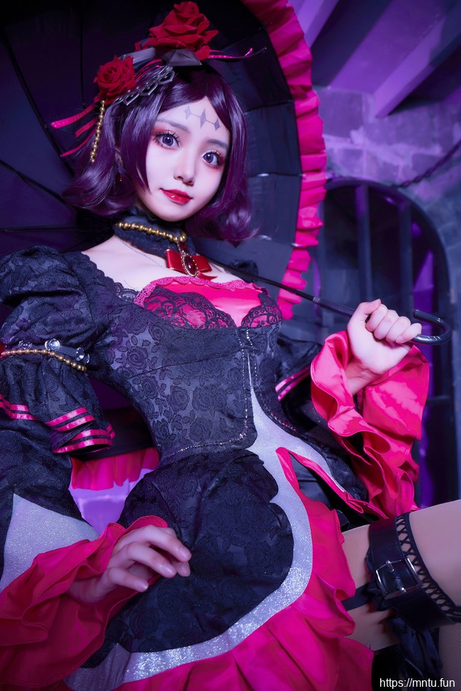 清纯萝莉sharon纱容COSPLAY王者荣耀露娜