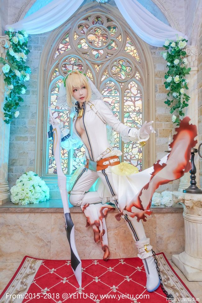 ElyEE子COS Fate-Grand-Order暴君拘束服尼祿美如画