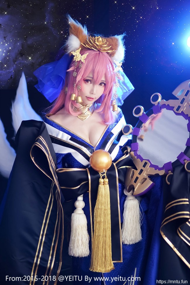 ElyEE子COS Fate-Grand-Order兽耳满破玉藻前