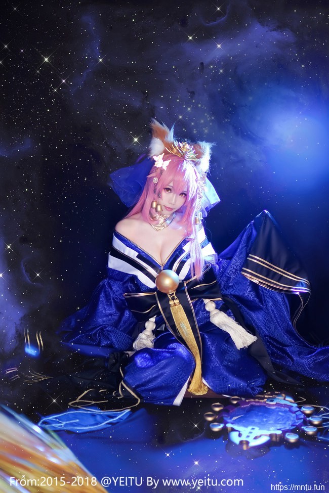 ElyEE子COS Fate-Grand-Order兽耳满破玉藻前