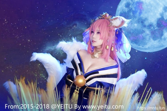 ElyEE子COS Fate-Grand-Order兽耳满破玉藻前