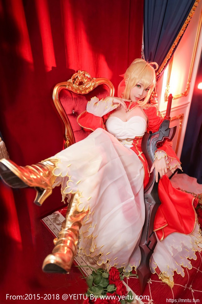 清纯美女ElyEE子COS Fate-Grand-Order暴君尼禄