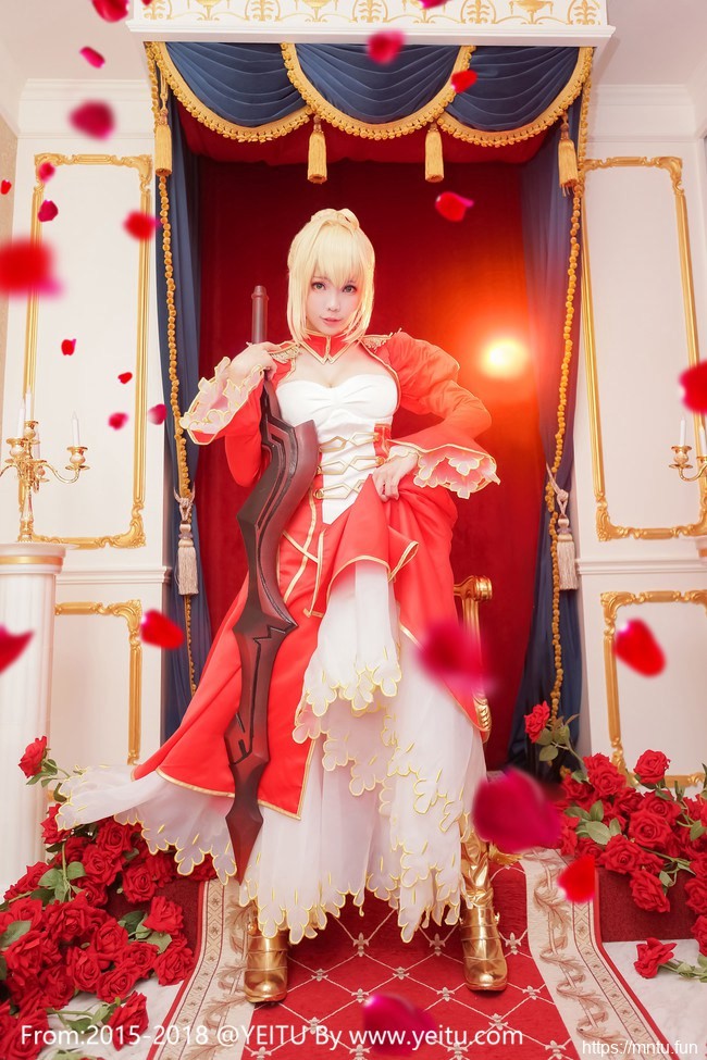 清纯美女ElyEE子COS Fate-Grand-Order暴君尼禄