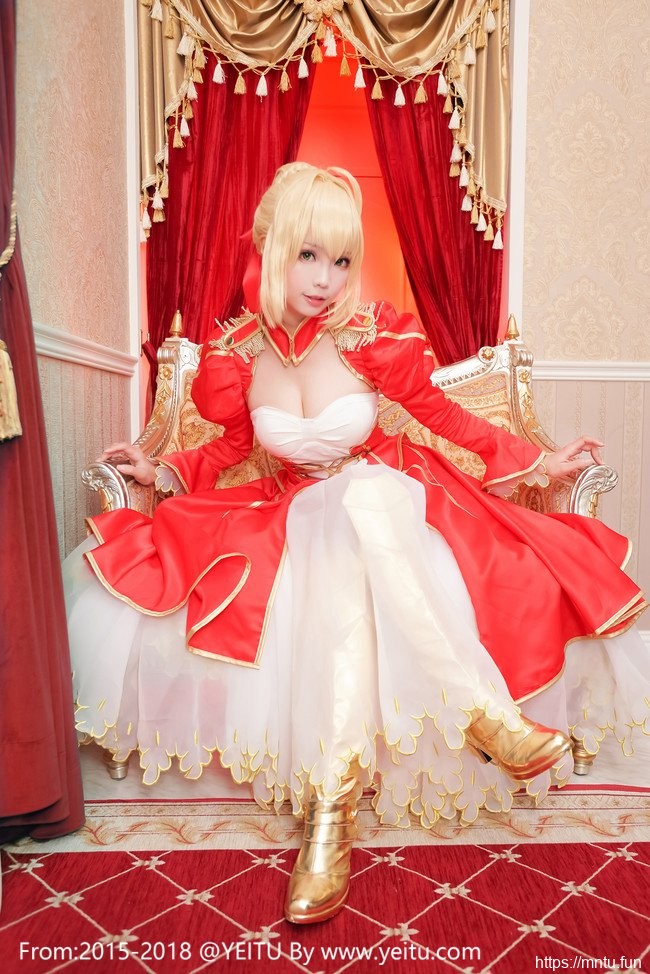 清纯美女ElyEE子COS Fate-Grand-Order暴君尼禄