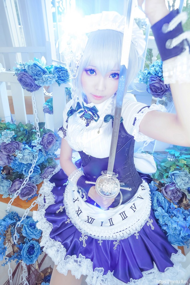 清纯萝莉ElyEE子COSPLAY东方Project十六夜咲夜