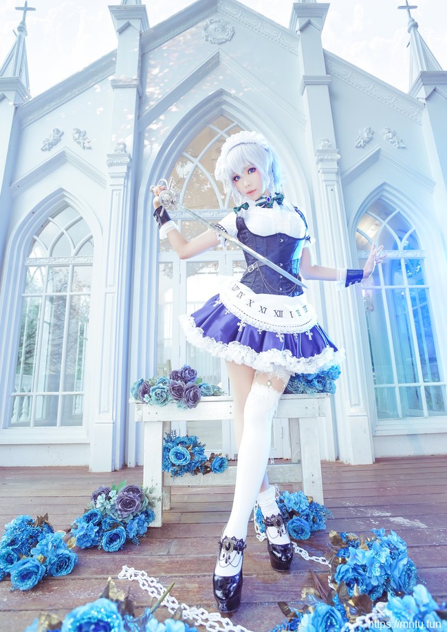 清纯萝莉ElyEE子COSPLAY东方Project十六夜咲夜