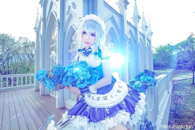 清纯萝莉ElyEE子COSPLAY东方Project十六夜咲夜