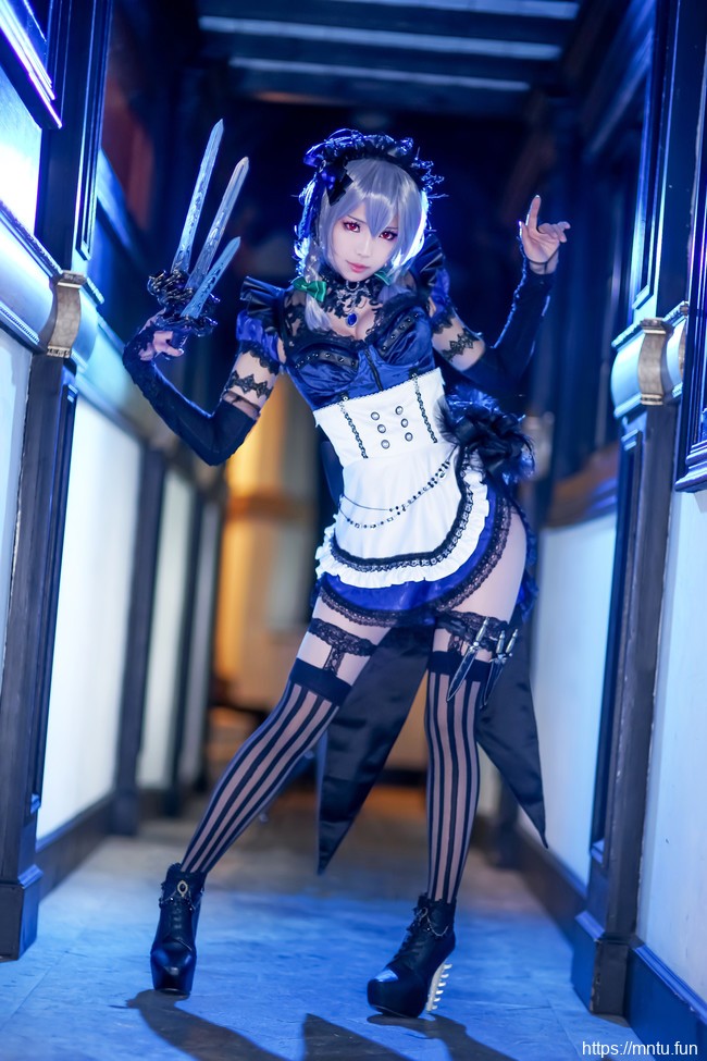 清纯萝莉ElyEE子COSPLAY东方Project十六夜咲夜