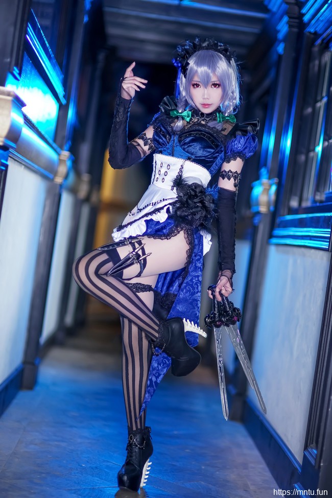 清纯萝莉ElyEE子COSPLAY东方Project十六夜咲夜