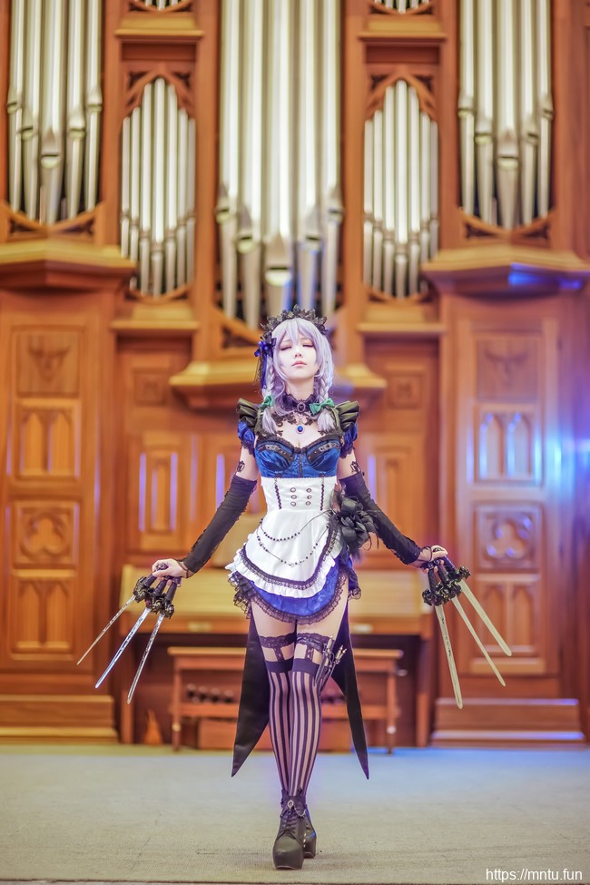 清纯萝莉ElyEE子COSPLAY东方Project十六夜咲夜