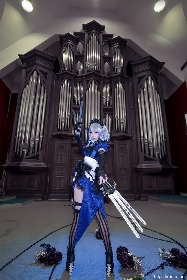 清纯萝莉ElyEE子COSPLAY东方Project十六夜咲夜