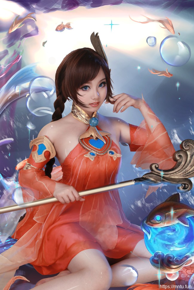 [新人报道]古风美女青子衿COSPLAY王者荣耀大乔