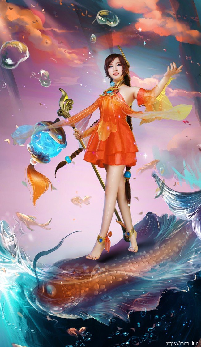 [新人报道]古风美女青子衿COSPLAY王者荣耀大乔