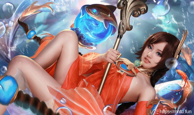 [新人报道]古风美女青子衿COSPLAY王者荣耀大乔