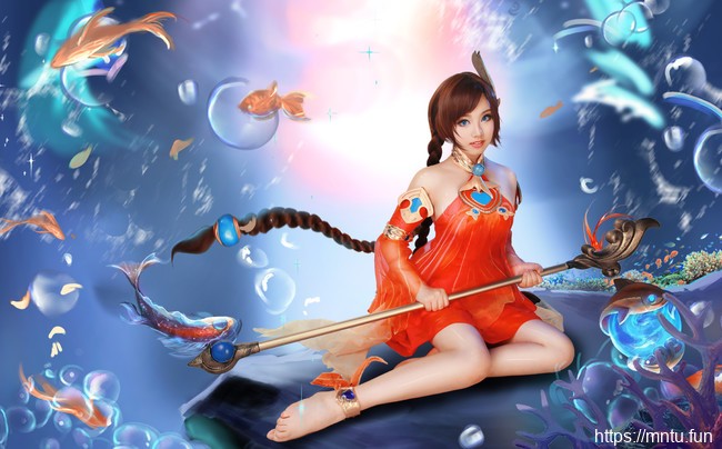 [新人报道]古风美女青子衿COSPLAY王者荣耀大乔