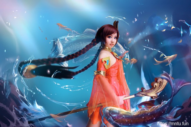 [新人报道]古风美女青子衿COSPLAY王者荣耀大乔