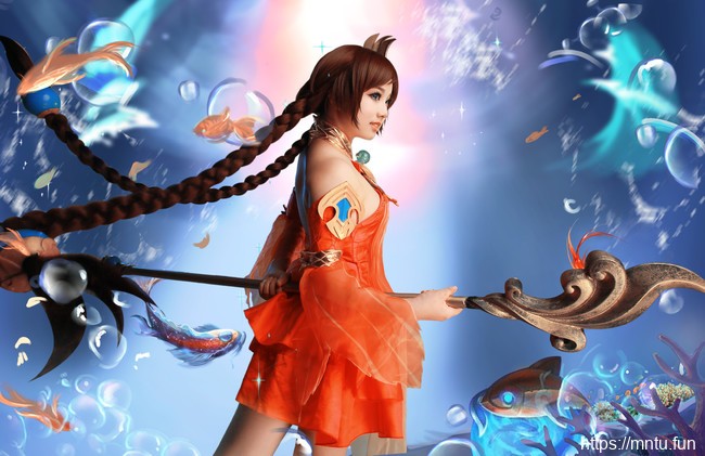 [新人报道]古风美女青子衿COSPLAY王者荣耀大乔