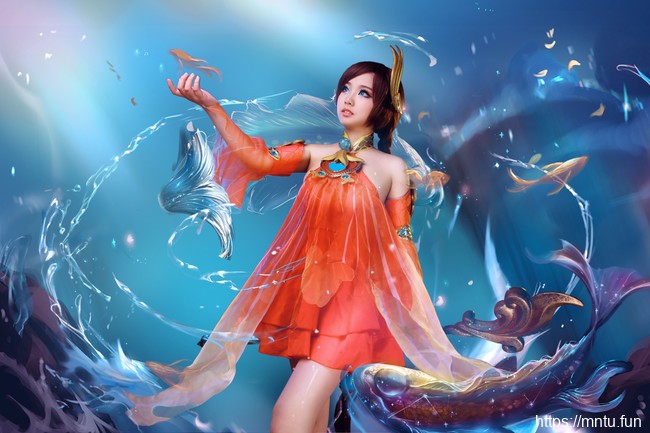 [新人报道]古风美女青子衿COSPLAY王者荣耀大乔