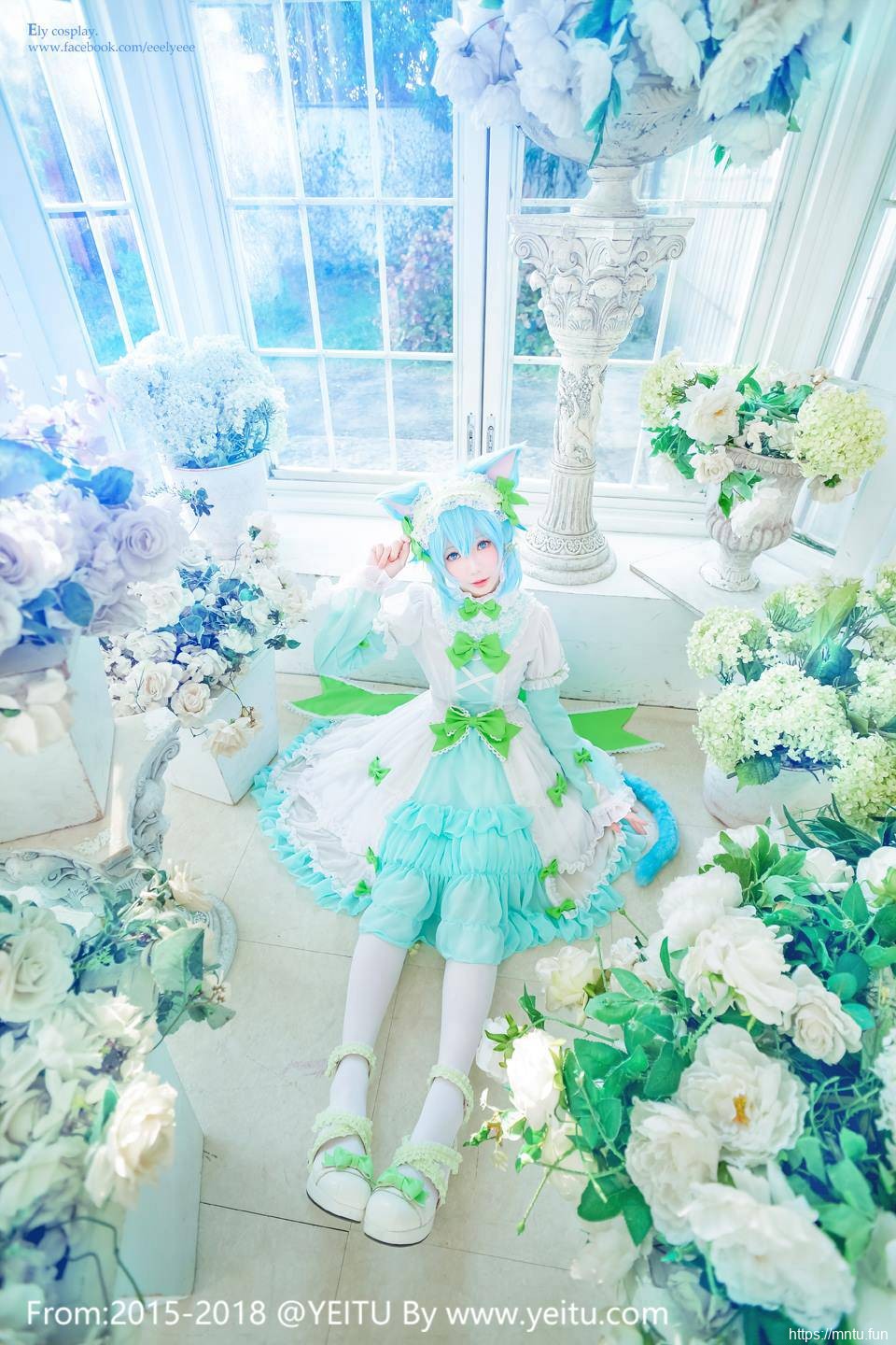 台湾萌妹ElyEE子COSPLAY刀剑神域朝田诗乃