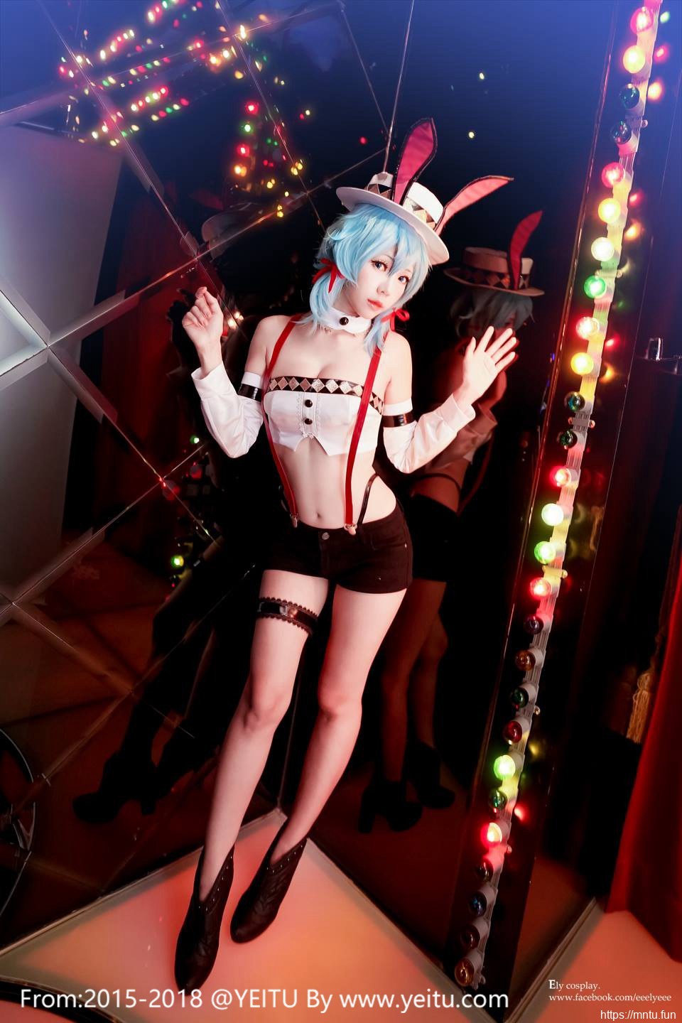 台湾萌妹ElyEE子COSPLAY刀剑神域朝田诗乃