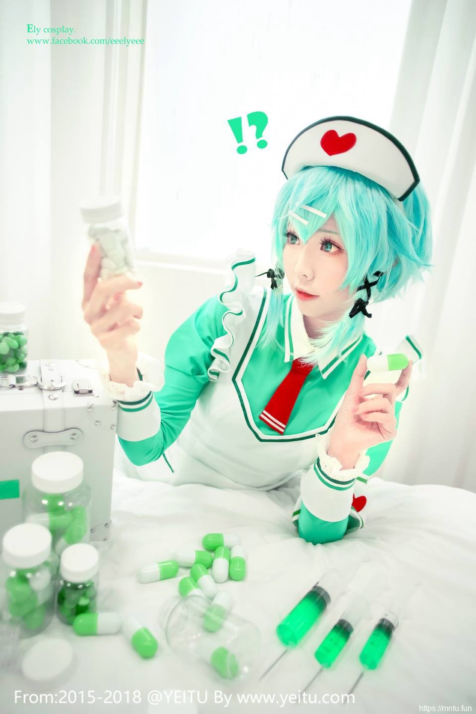 台湾萌妹ElyEE子COSPLAY刀剑神域朝田诗乃