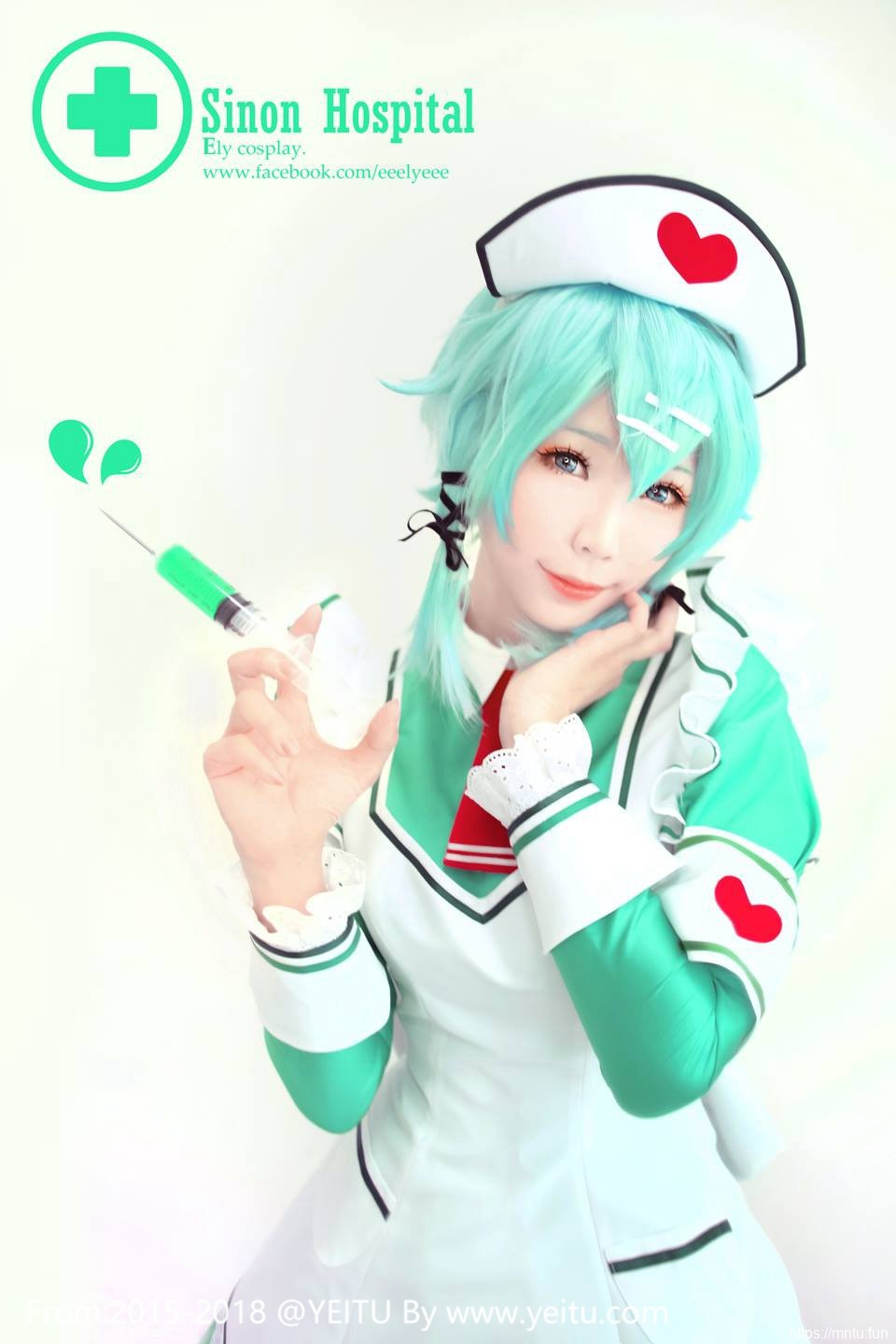 台湾萌妹ElyEE子COSPLAY刀剑神域朝田诗乃