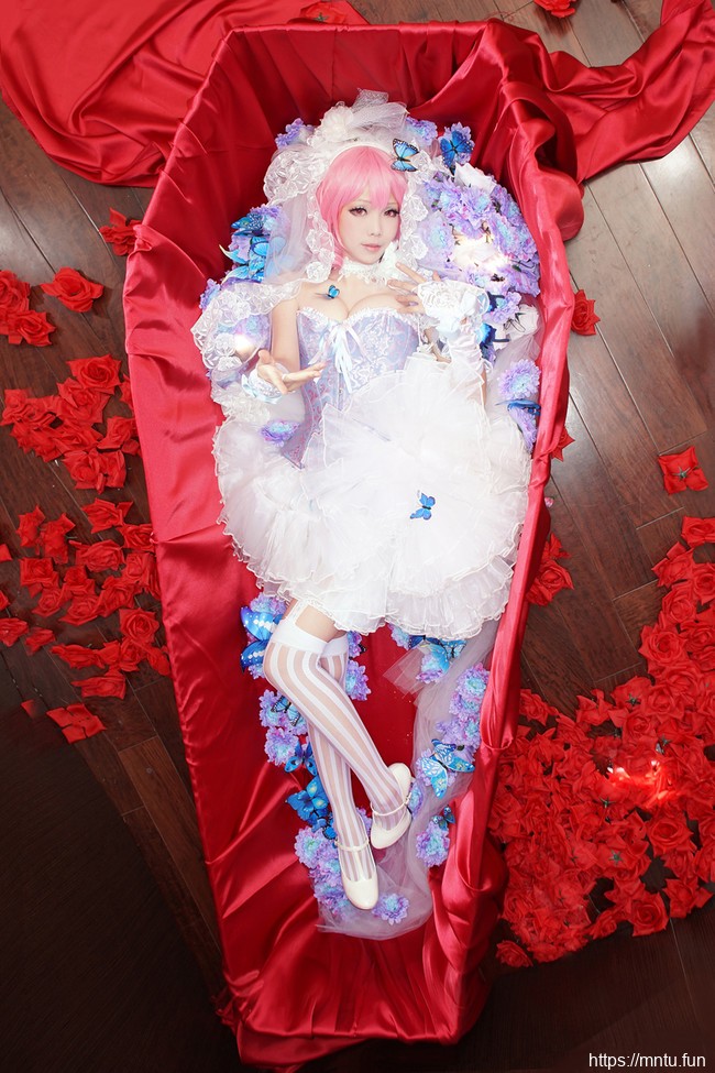 御姐ElyEE子COSPLAY扮演东方Project幽幽子