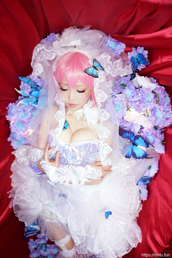 御姐ElyEE子COSPLAY扮演东方Project幽幽子
