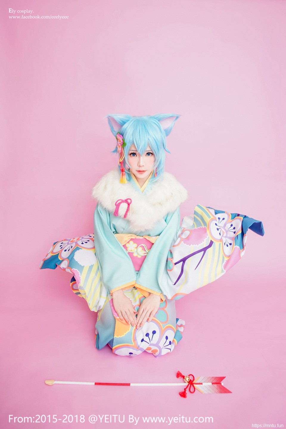 台湾美女ElyEE子COSPLAY刀剑神域朝田诗乃第二季