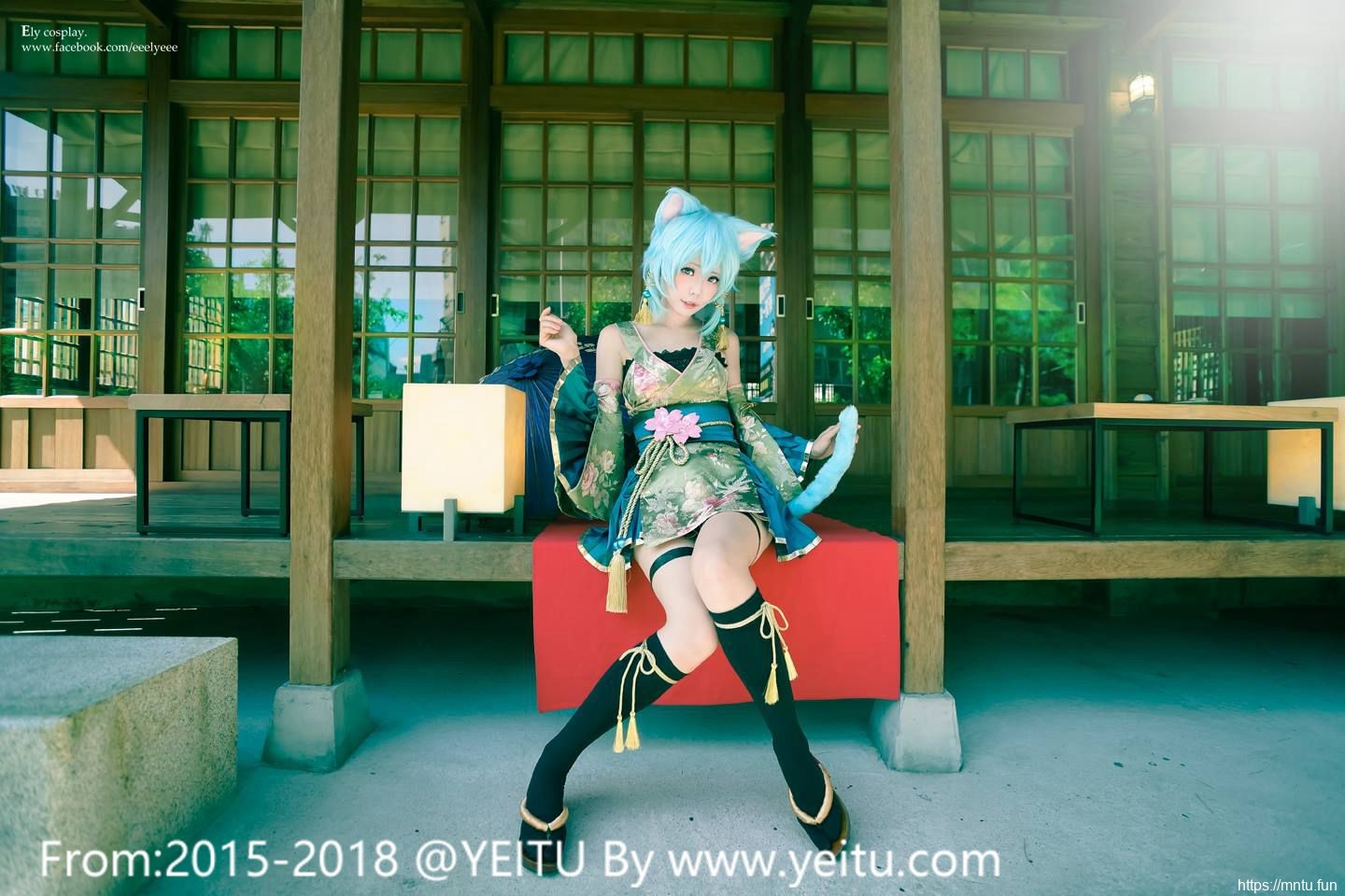 台湾美女ElyEE子COSPLAY刀剑神域朝田诗乃第二季