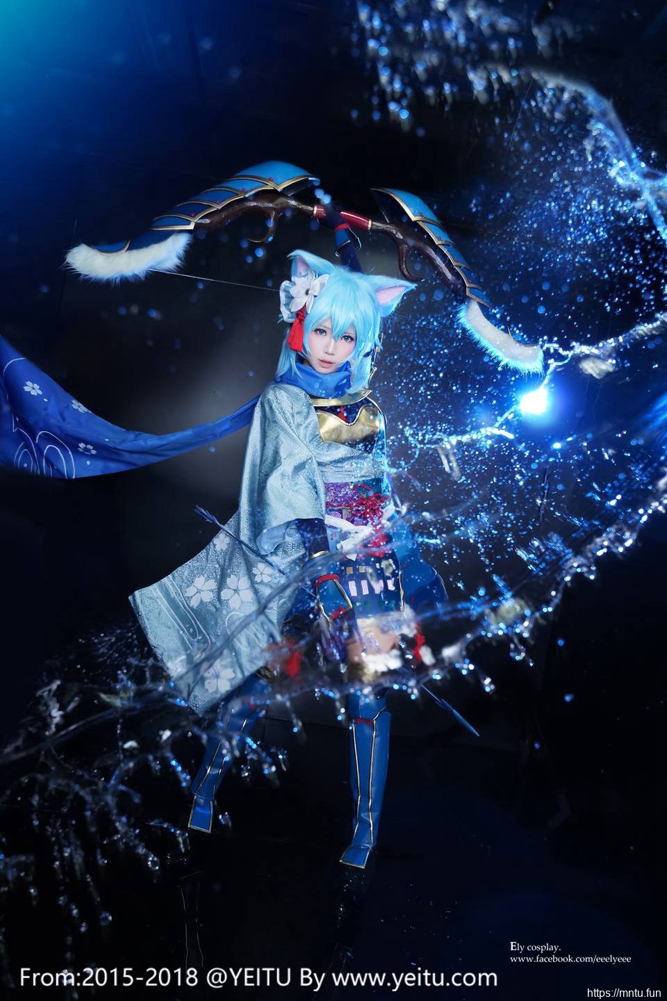 台湾美女ElyEE子COSPLAY刀剑神域朝田诗乃第二季