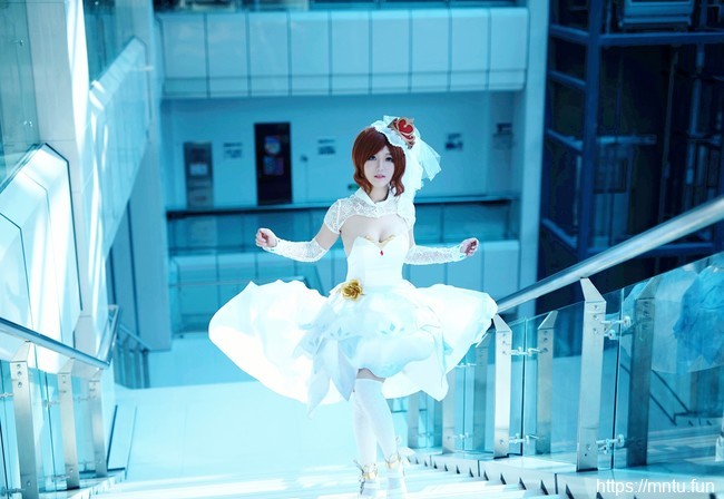 萌系妹子洛狐不吃兔COSPLAY王者荣耀萝莉小乔