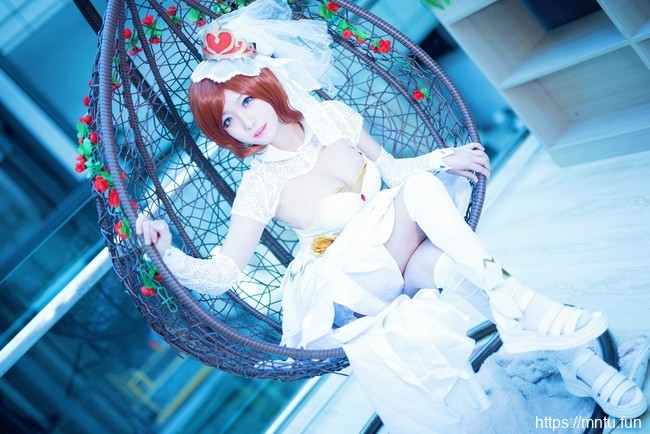 萌系妹子洛狐不吃兔COSPLAY王者荣耀萝莉小乔