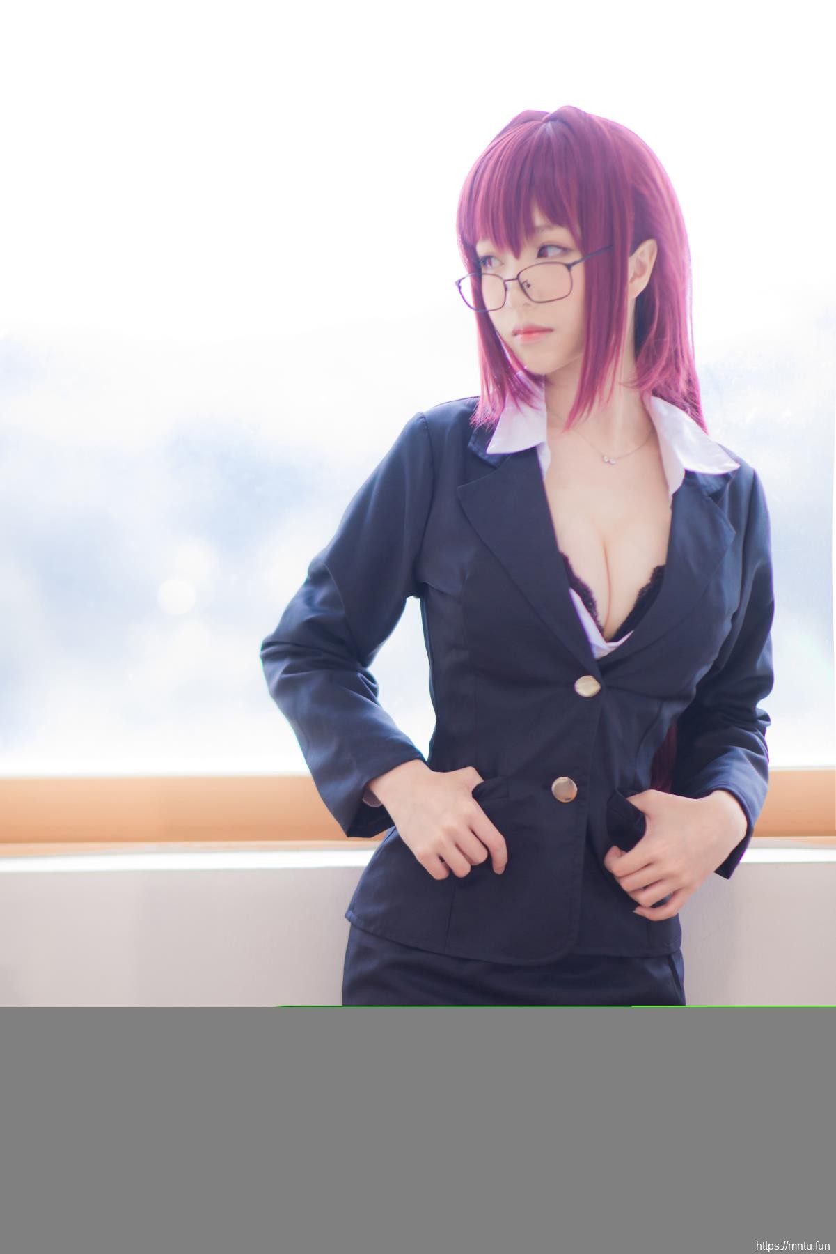 青青子w黑丝美腿COS扮演Fate-Grand-Order斯卡哈