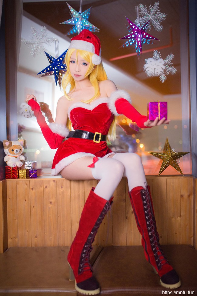 [足控福利]美腿少女青青子wCOS装扮LOVE-LIVE绚濑绘里