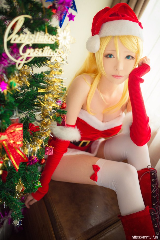 [足控福利]美腿少女青青子wCOS装扮LOVE-LIVE绚濑绘里