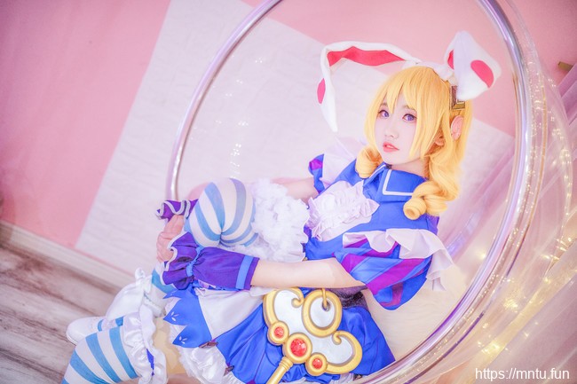 清纯萝莉炸毛兔COSPLAY王者荣耀仙境爱丽丝妲己