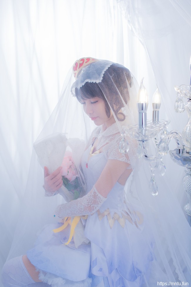 清纯萌妹子樱井咲COSPLAY王者荣耀小乔