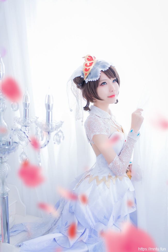 清纯萌妹子樱井咲COSPLAY王者荣耀小乔