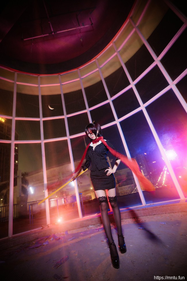 萌系妹子青青子wCOSPLAY英雄联盟无双剑姬菲奥娜