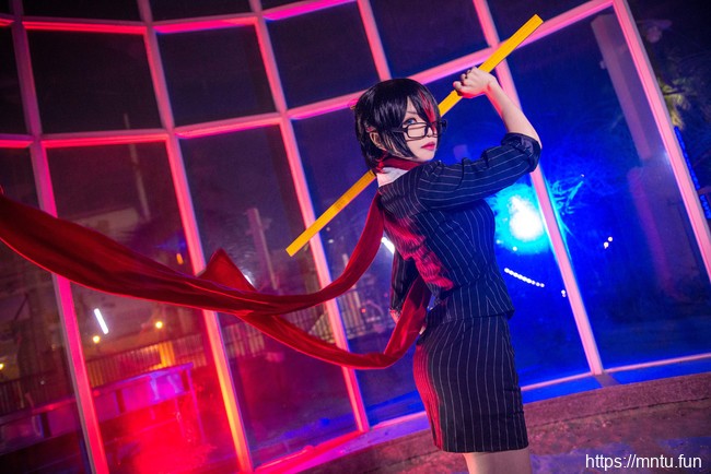 萌系妹子青青子wCOSPLAY英雄联盟无双剑姬菲奥娜