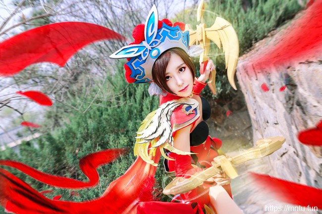 性感美女久夜丶修长美腿COS王者荣耀霸王别姬虞姬