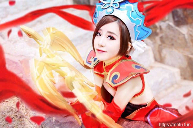 性感美女久夜丶修长美腿COS王者荣耀霸王别姬虞姬