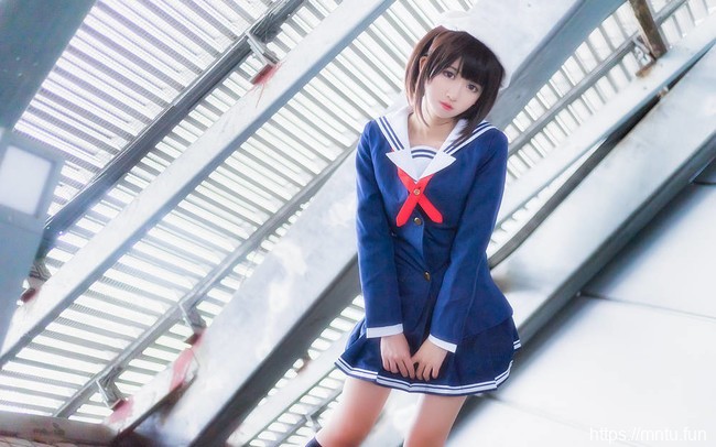 美女主播鳗鱼霏儿COSPLAY路人女主的养成方法加藤惠