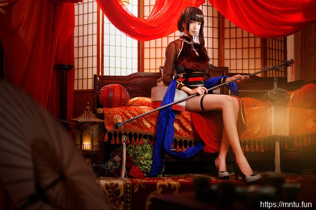 清纯妹子青青子wCOSPLAY战舰少女R逸仙美图