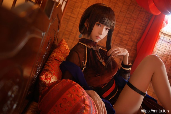 清纯妹子青青子wCOSPLAY战舰少女R逸仙美图