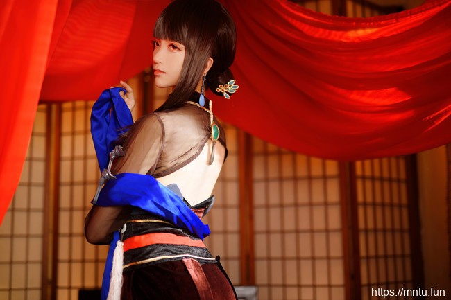 清纯妹子青青子wCOSPLAY战舰少女R逸仙美图